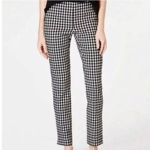 J. Jill Gingham Ankle Pants Women’s Size 16 Petite Essential Stretch Cotton Knit